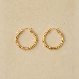 Bamboo Endlessly Hoop Earrings