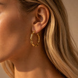 Bamboo Endlessly Hoop Earrings