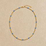 Blue Bead Necklace