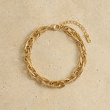 Braided Chunky Chain Bracelet