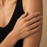 Chevron Stacking Ring