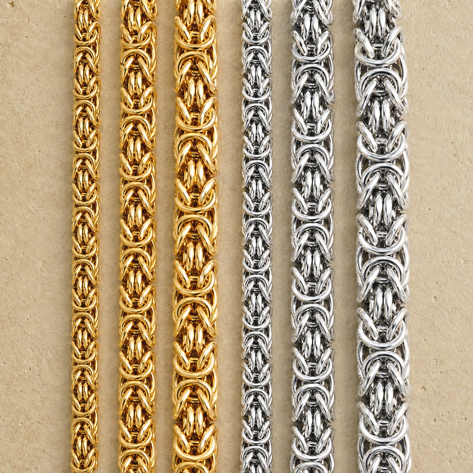 Chunky Byzantine Chain Necklace