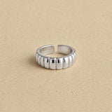 Chunky Rilled Ring