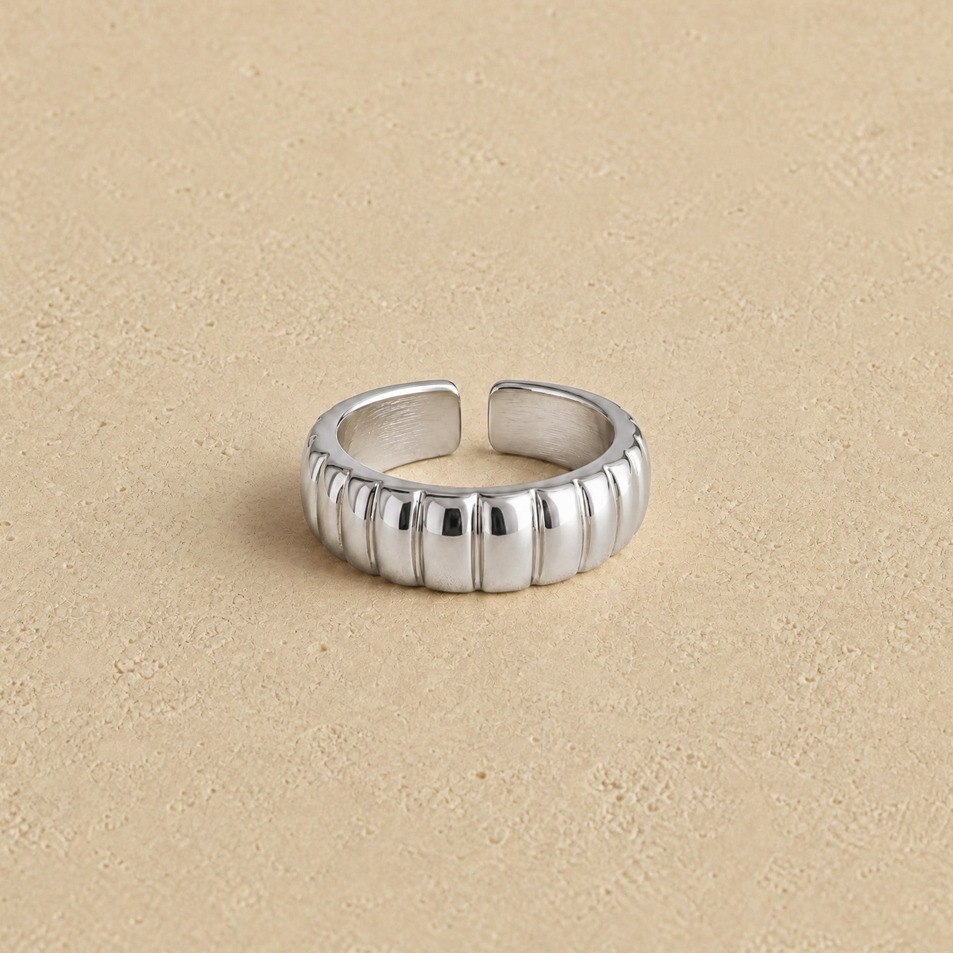 Chunky Rilled Ring