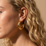 Chunky Classic Hoop Earrings