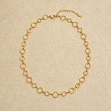 Circle Link Chain Necklace