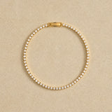Classic Tennis Box Clasp Bracelet