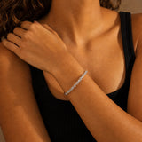 Crystal Cascade Bangle