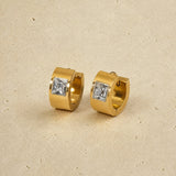 Crystal Mini Hoop Earrings