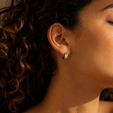 Crystal Mini Hoop Earrings
