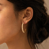 Crystal Hoop Earrings