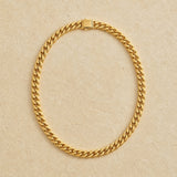 Curb Box Clasp Necklace