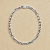 Curb Box Clasp Necklace