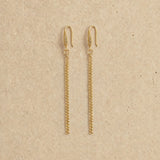 Curb Drop Earrings