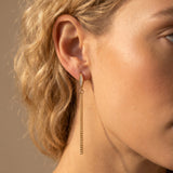 Curb Drop Earrings