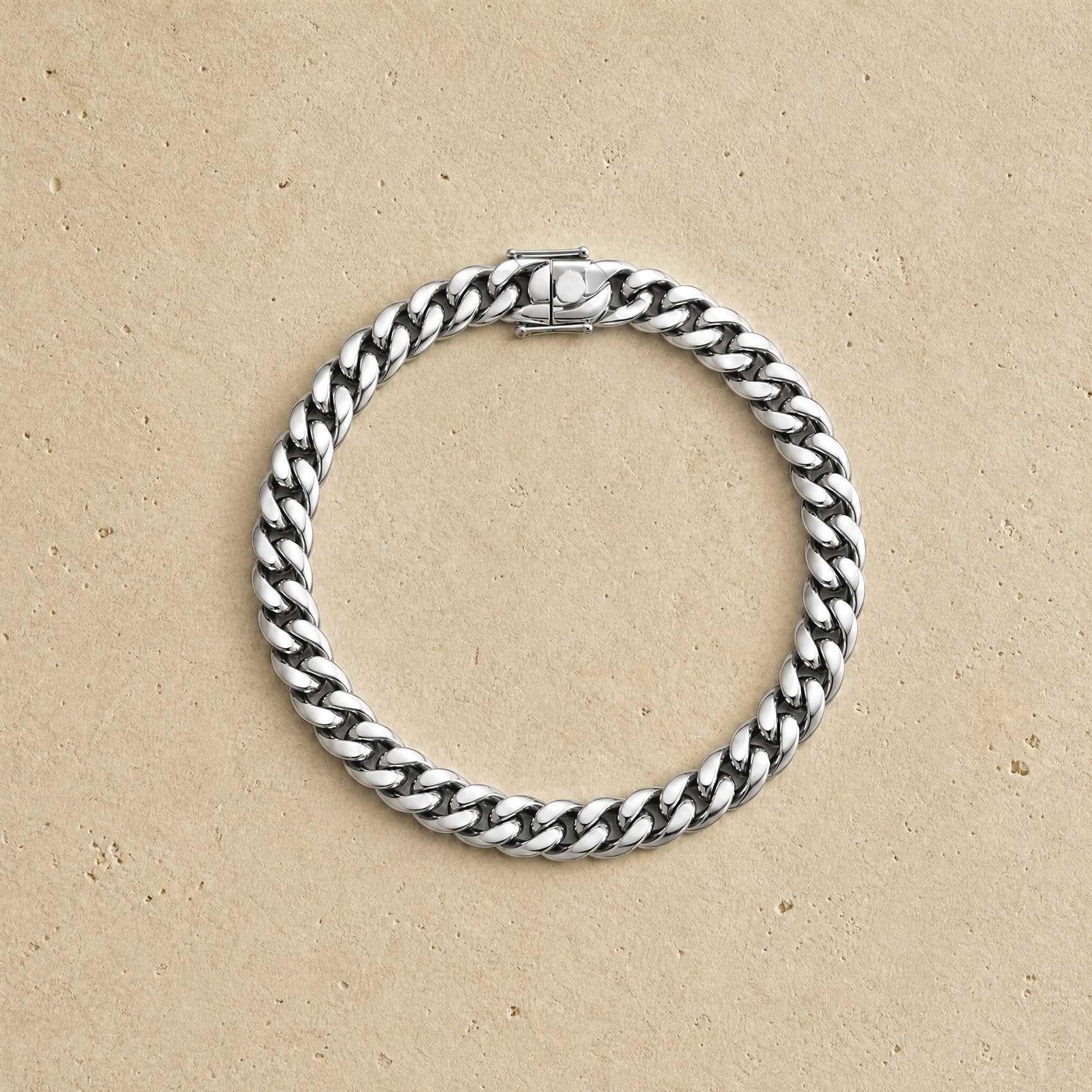 Curb Invisible Clasp Bracelet