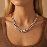 Curb Invisible Clasp Necklace