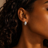 Delicate Crystal Mini Hoop Earrings
