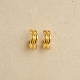 Double Wave Earrings