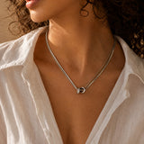 Dual Hoop Necklace