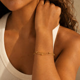 Dual Studded Chain Bracelet