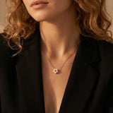 Floral Pearl Necklace