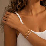 Hammered Bamboo Bangle