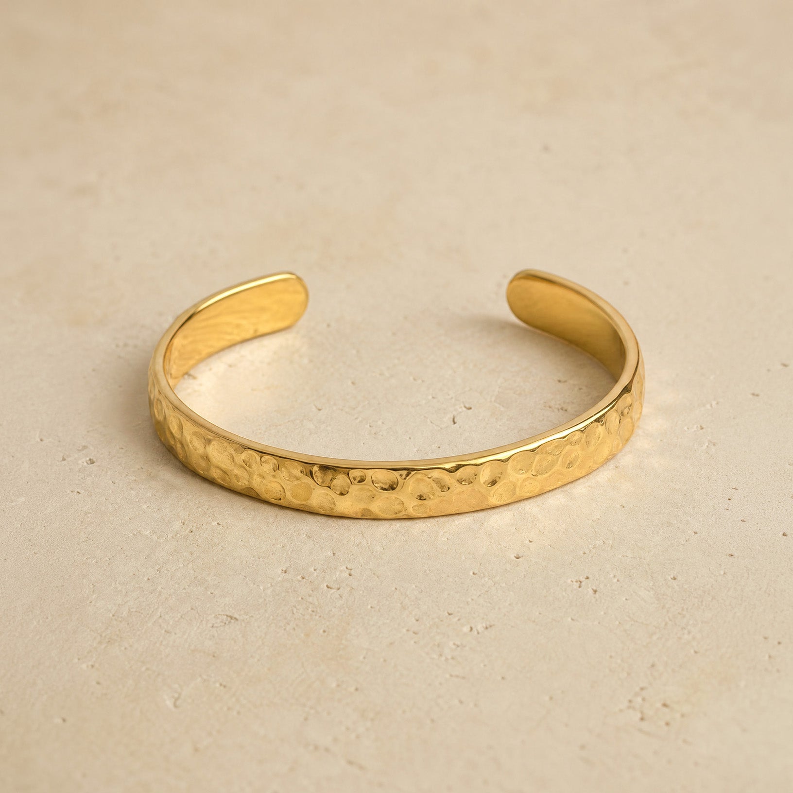 Hammered Cuff Bangle