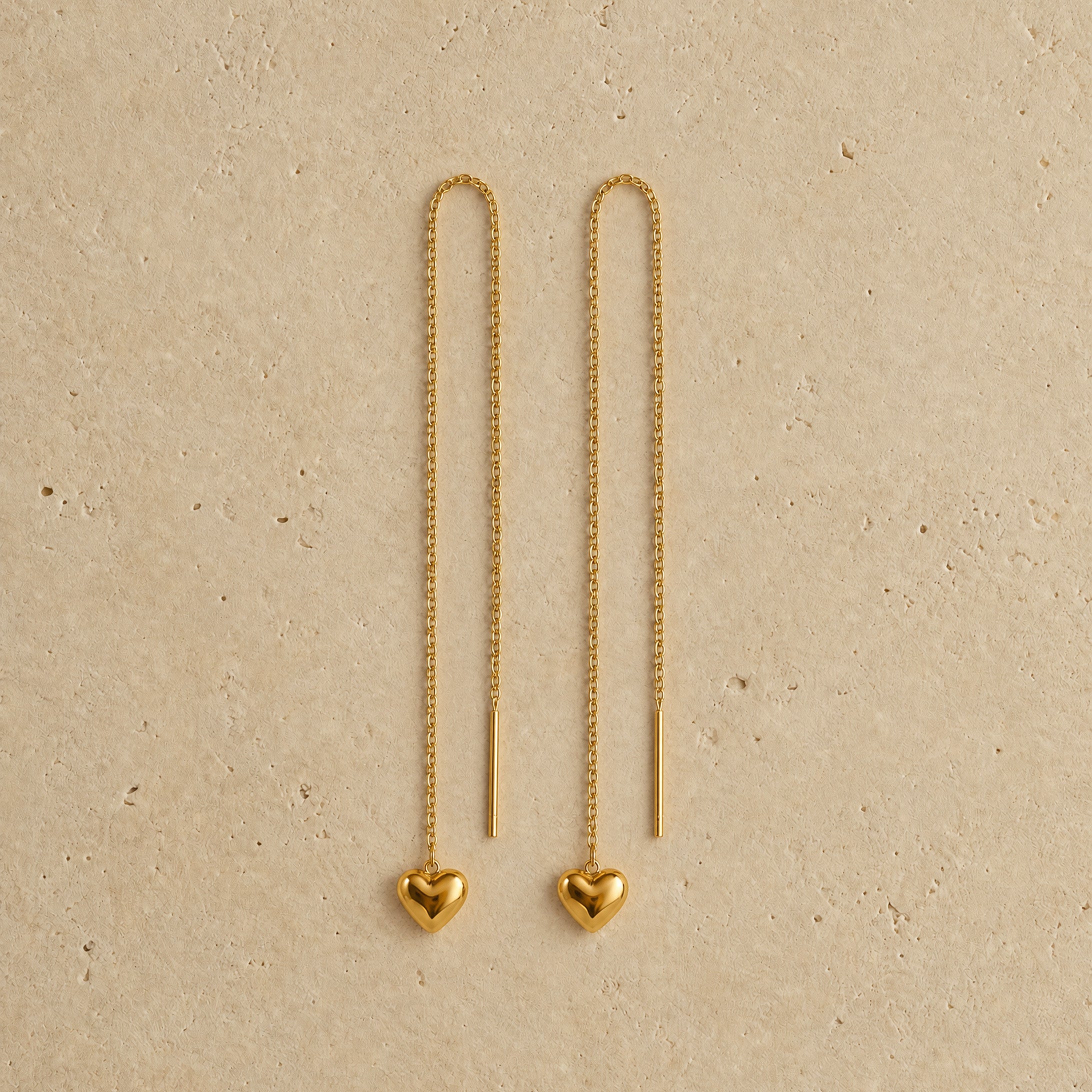 Heart Drop Earrings