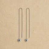 Heart Drop Earrings