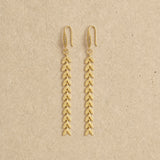 Leaf Drop Earrings
