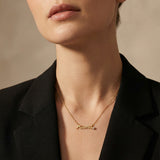 Mama Script Necklace