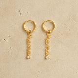 Mama Hoop Earrings