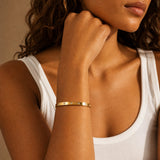 Minimal Crystal Bangle
