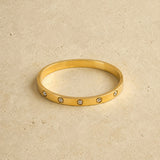 Minimal Crystal Bangle