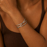 Multi Layered Cross Bangle