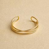 Multi Layered Cross Bangle