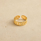 Open Chain Link Ring