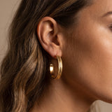Pattern Hoop Earrings