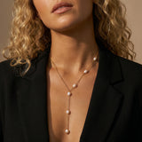 Pearl Drop Y Necklace