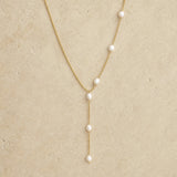 Pearl Drop Y Necklace