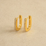 Radiant Oval Crystal Earrings