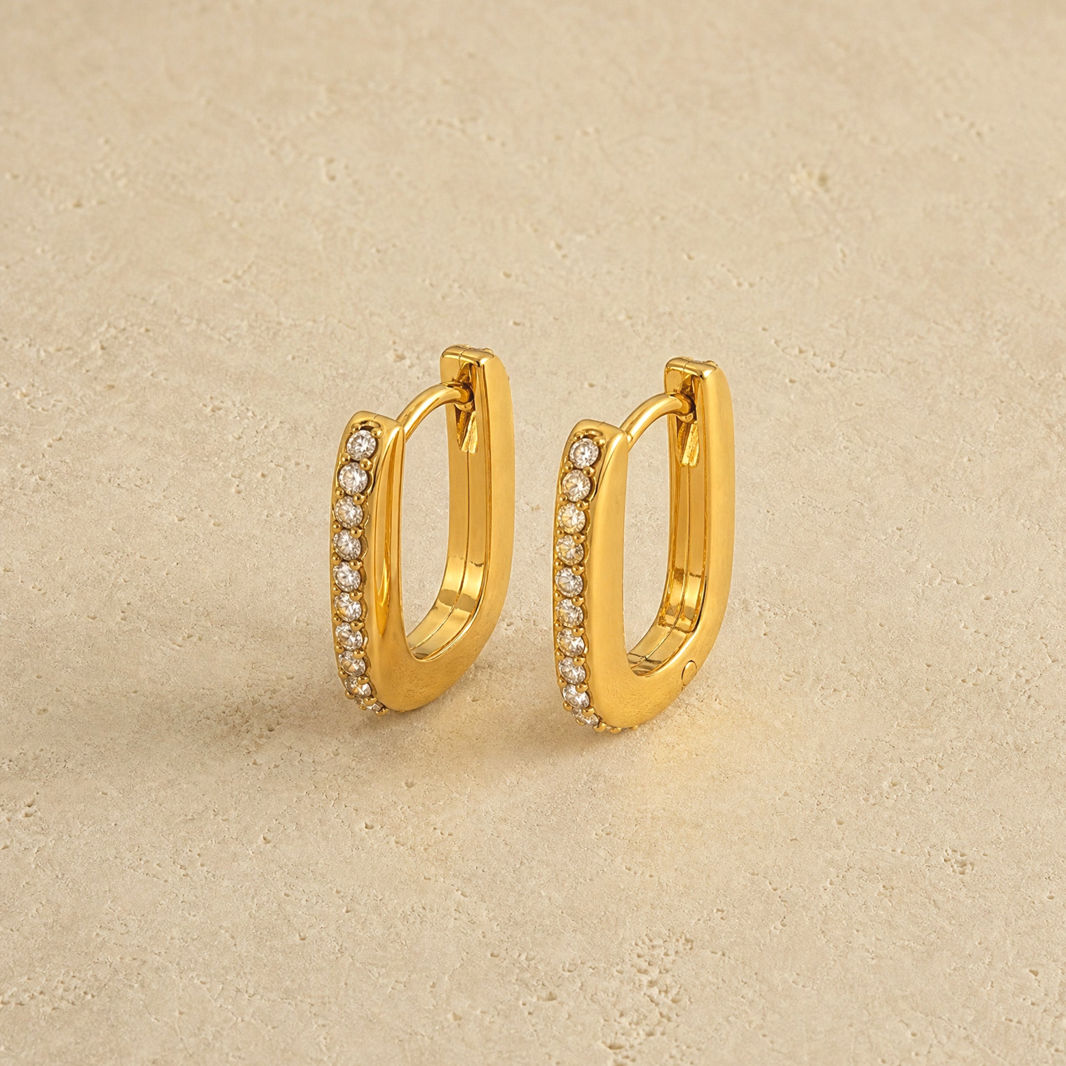 Radiant Oval Crystal Earrings