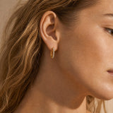 Radiant Oval Crystal Earrings