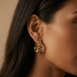 Sculpted Hoop Earrings