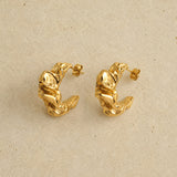 Sculpted Hoop Earrings