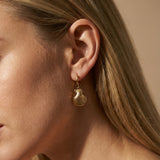 Seashell Hoop Earrings