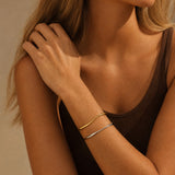 Sleek Irregular Bangle