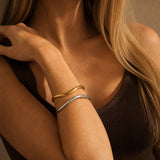 Sleek Irregular Bangle