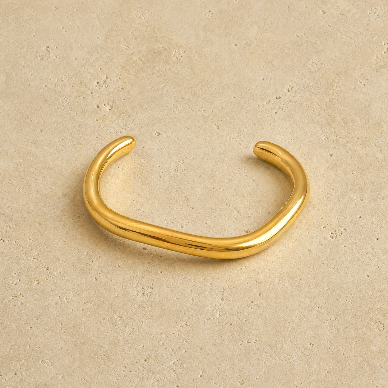 Sleek Irregular Bangle
